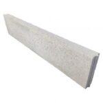 Betonbanden 8x20x100 cm Grijs