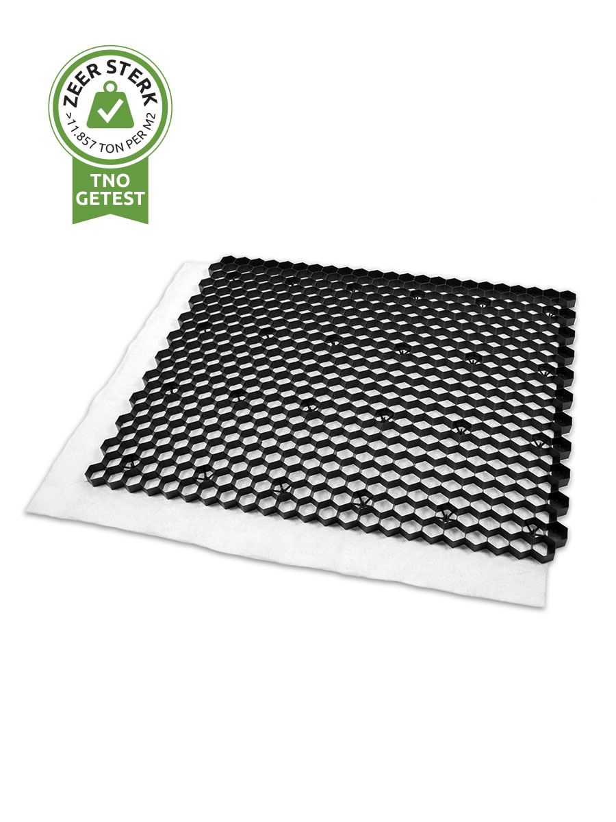 eurogravel-plus-keurmerk Grindplaten EuroGravel PLUS zwart per m2 - Afbeelding 1